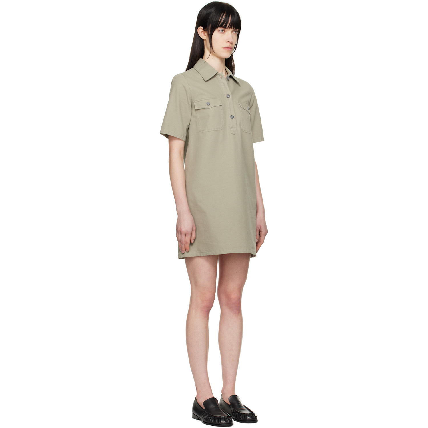  A.p.c. Taupe Selia Minidress 