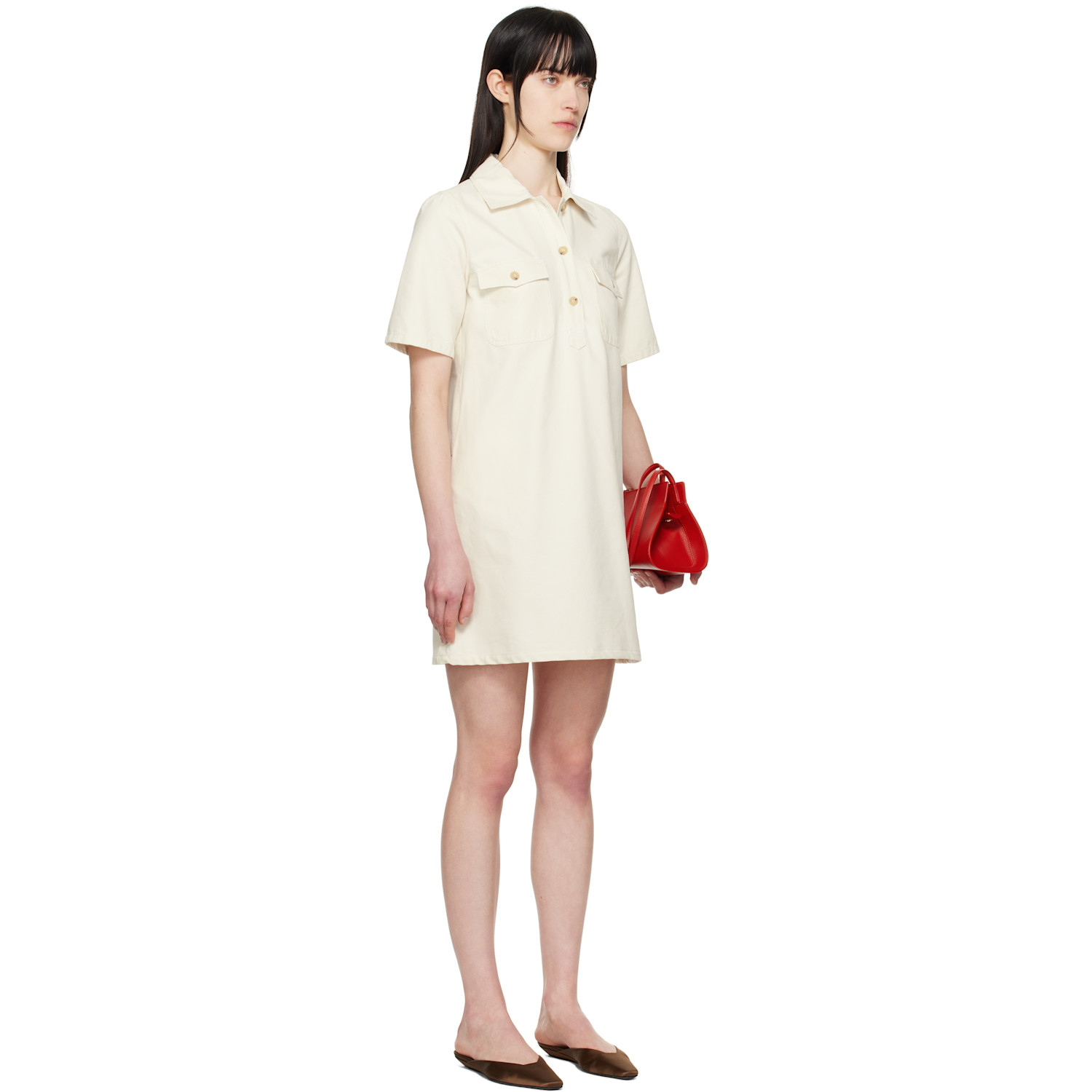  A.p.c. Off-white Selia Minidress 
