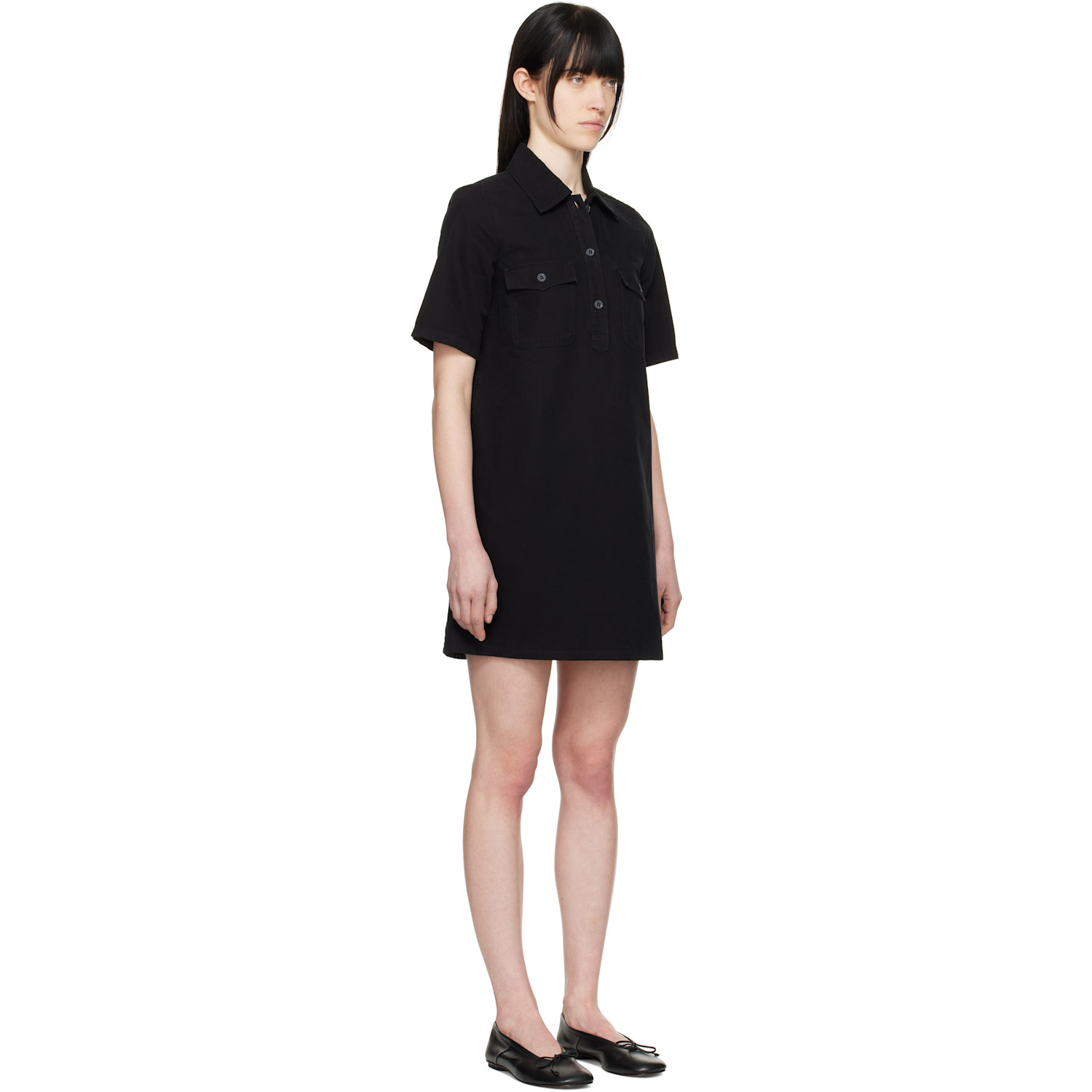  A.p.c. Black Selia Minidress 