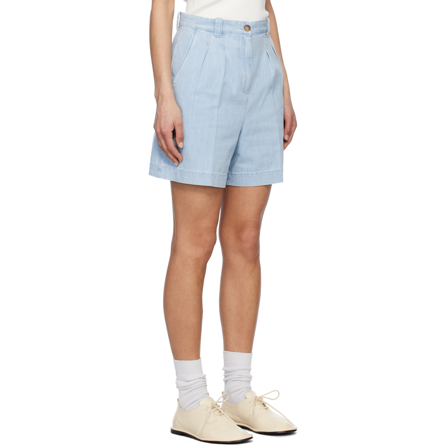  A.p.c. Blue Nola Denim Shorts 