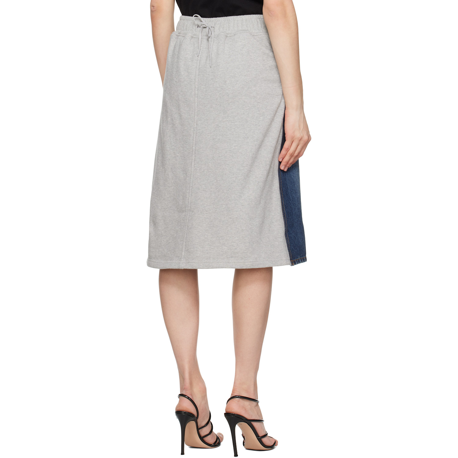  Pushbutton Blue Hybrid Regular Skort 