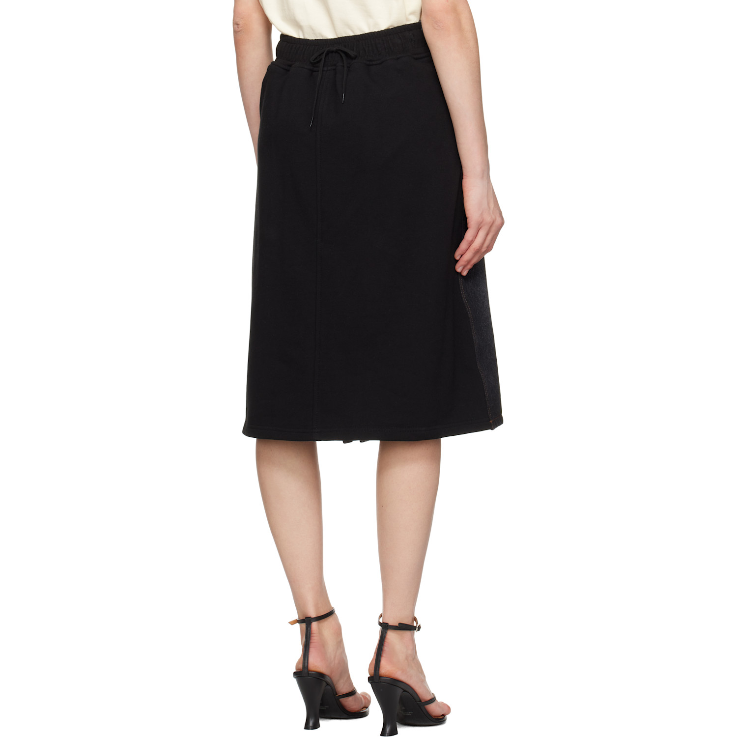  Pushbutton Black Hybrid Regular Skort 