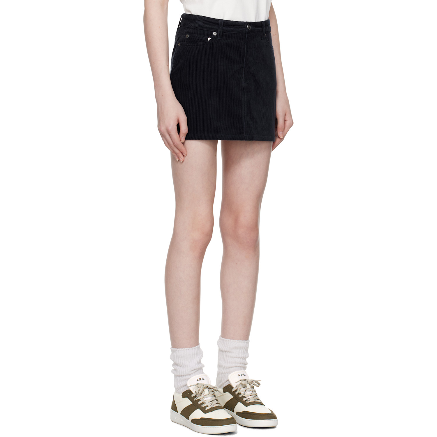  A.p.c. Navy Mini-jupe Miniskirt 