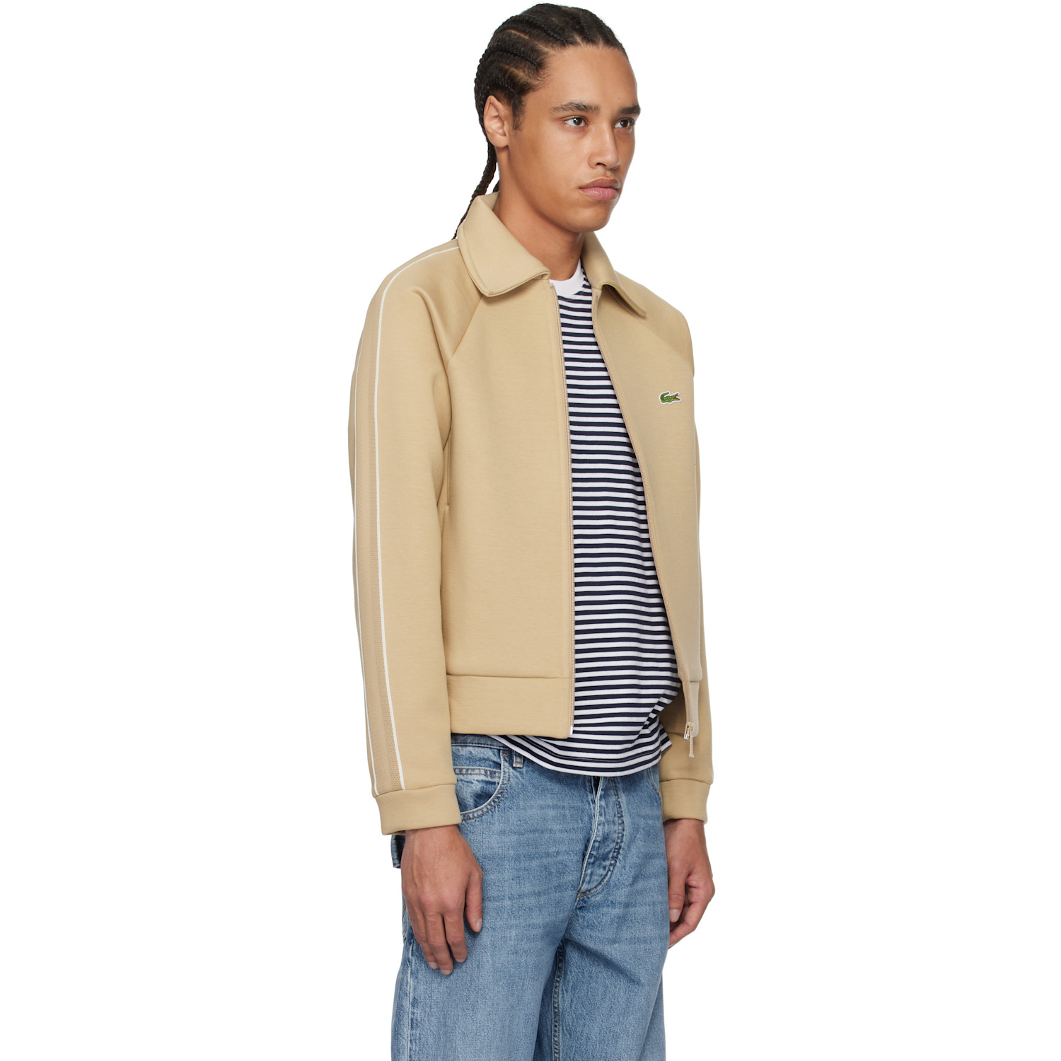  Lacoste Beige Raglan Jacket 