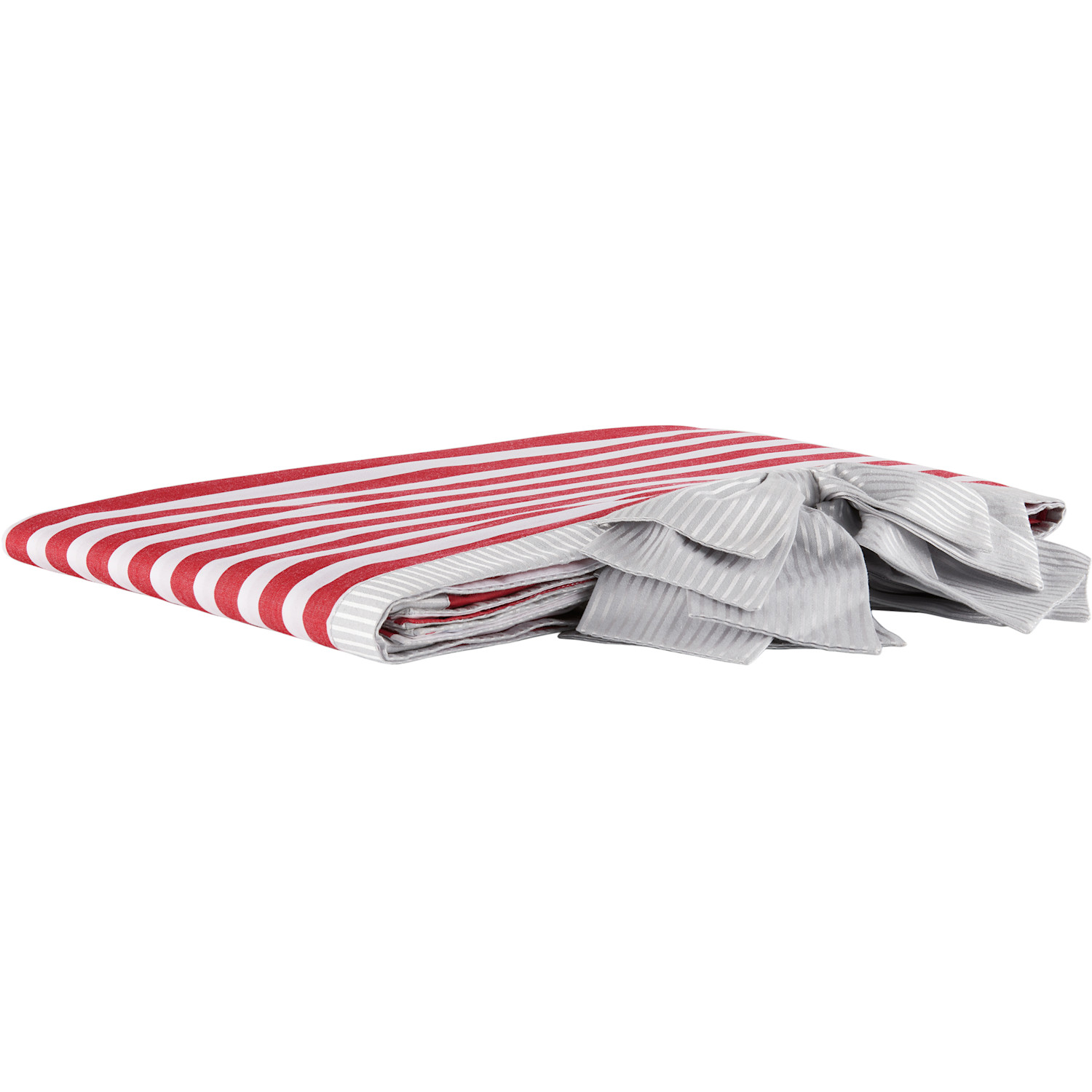  Gohar World Red & White Bow Tablecloth 