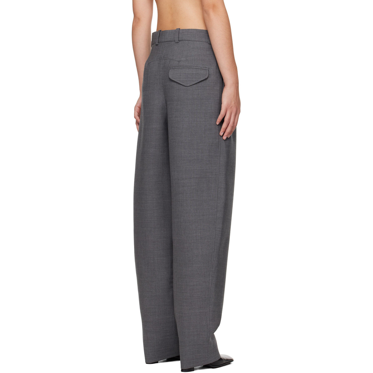  Wardrobe.nyc Gray Hailey Bieber Edition Hb Trousers 