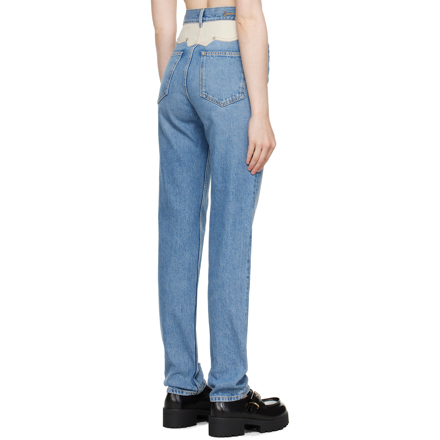  Givenchy Blue Slim Fit Yoke Jeans 