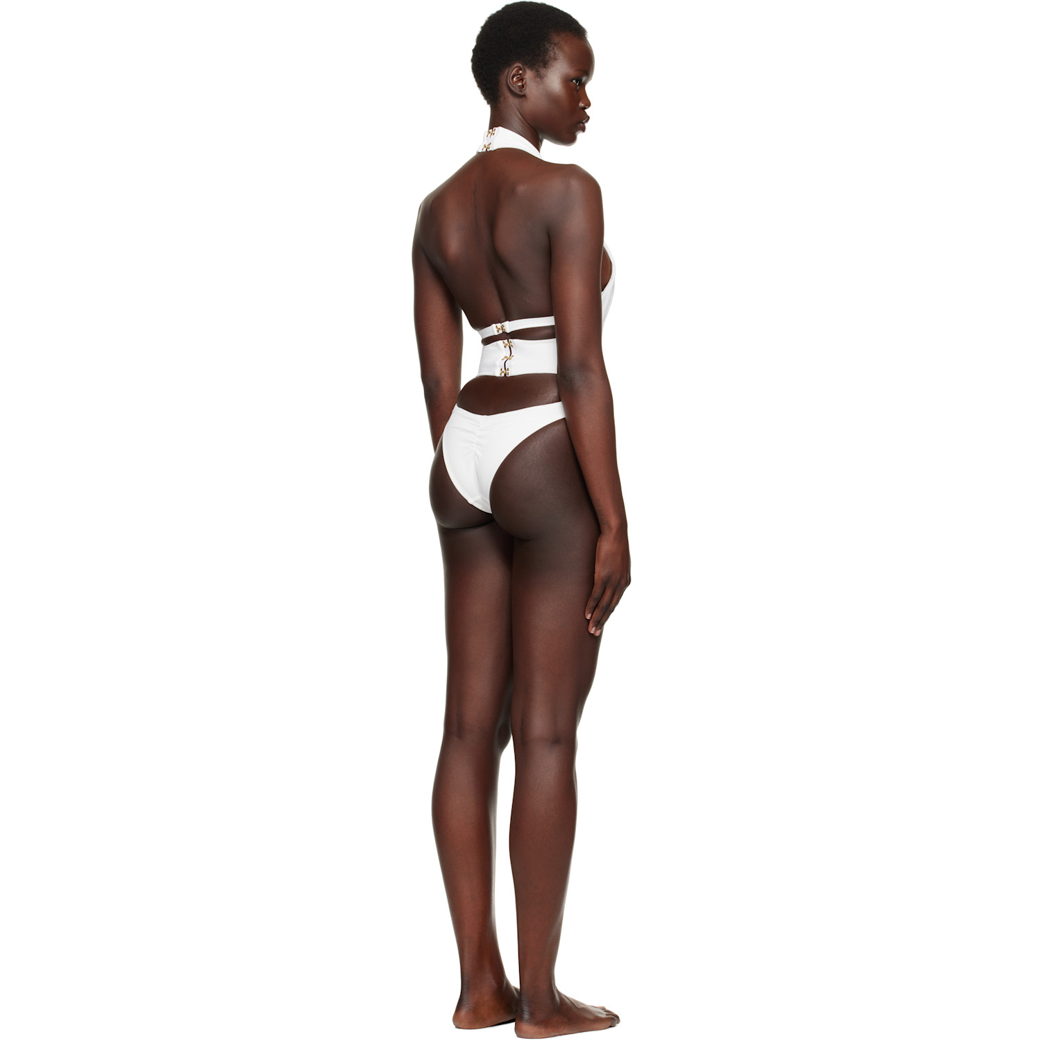  Agent Provocateur White Anja One-piece Swimsuit 