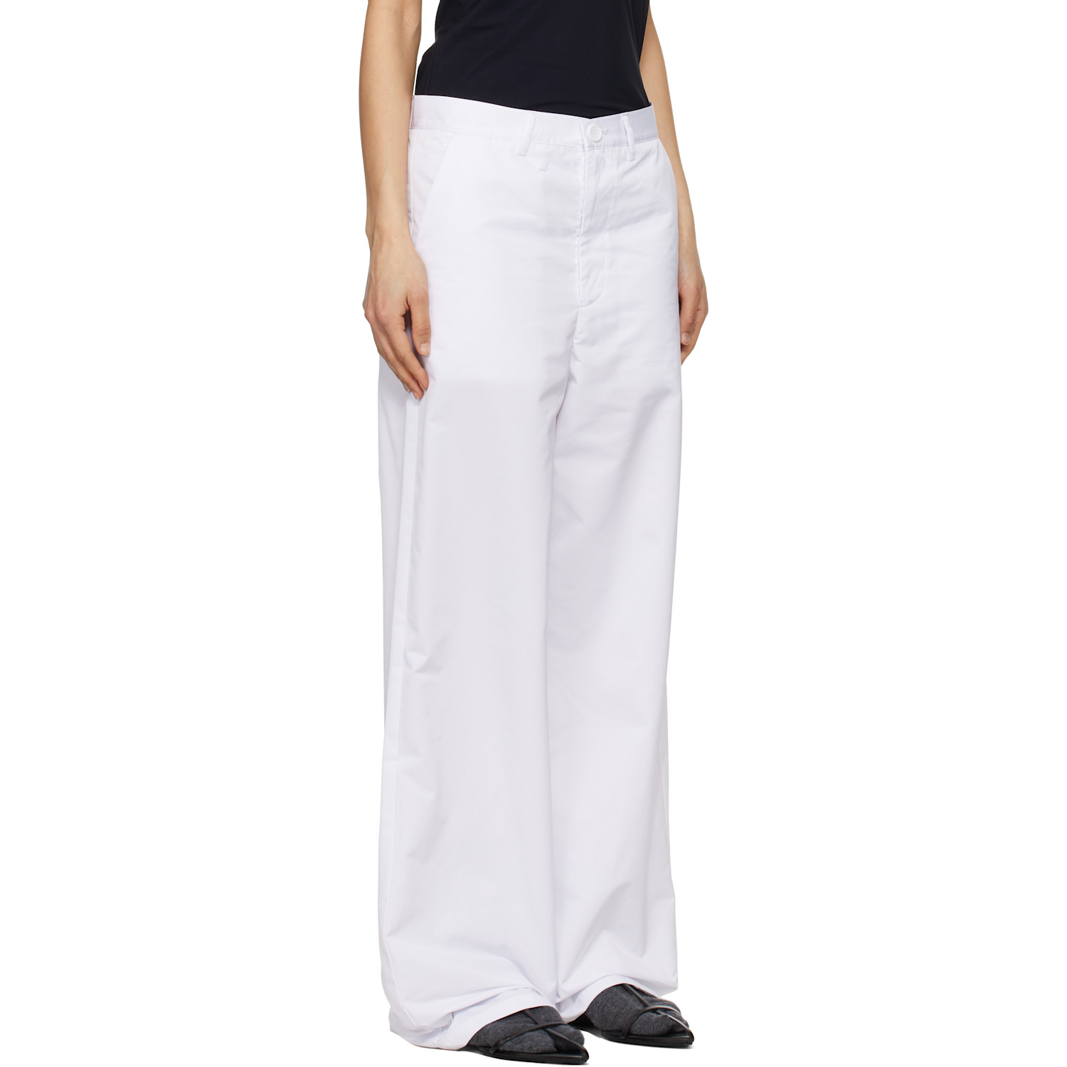  Lii White Sport Trousers 