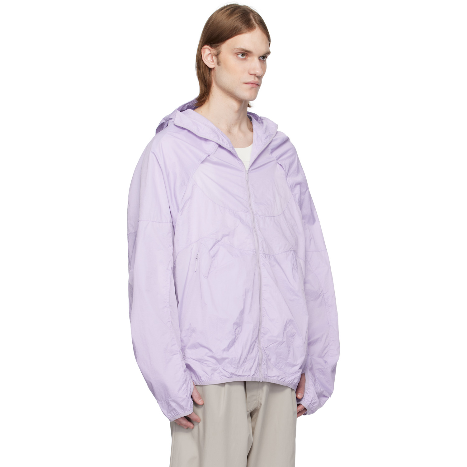  A. A. Spectrum Purple Hazma Shell Jacket 