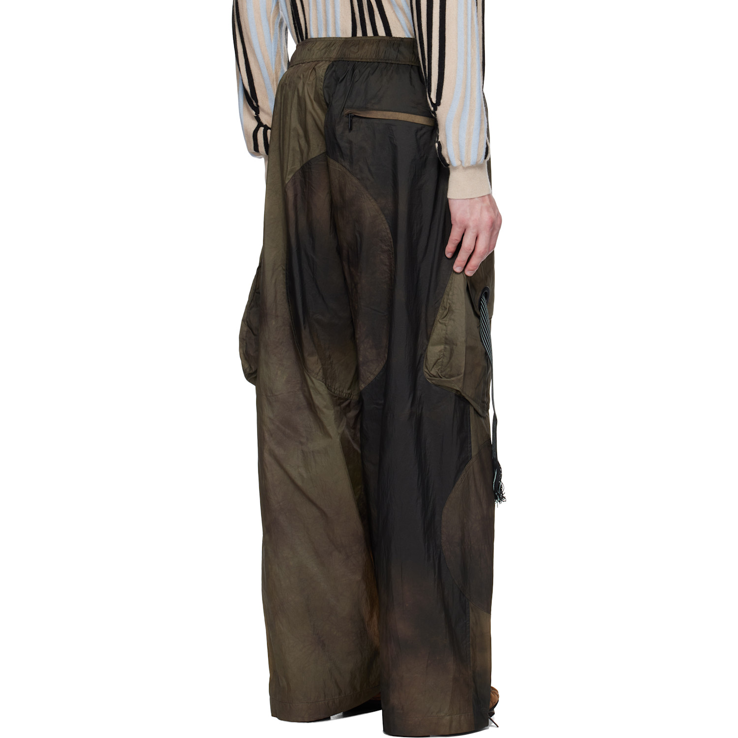  A. A. Spectrum Ssense Exclusive Green Eclipse Cargo Pants 