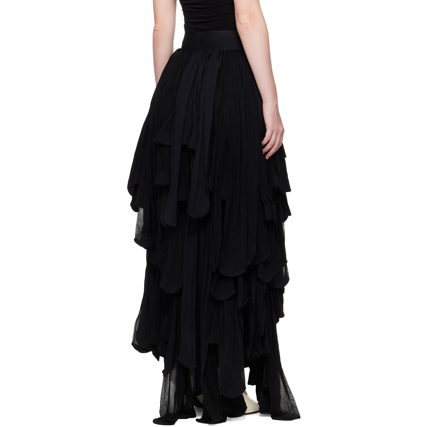  Alainpaul Black Tights Maxi Skirt 