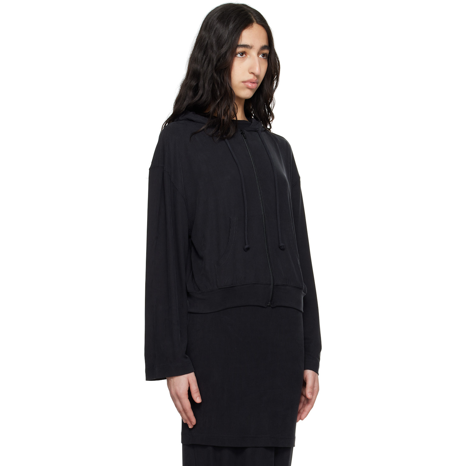  Alainpaul Black Zip-up Hoodie 