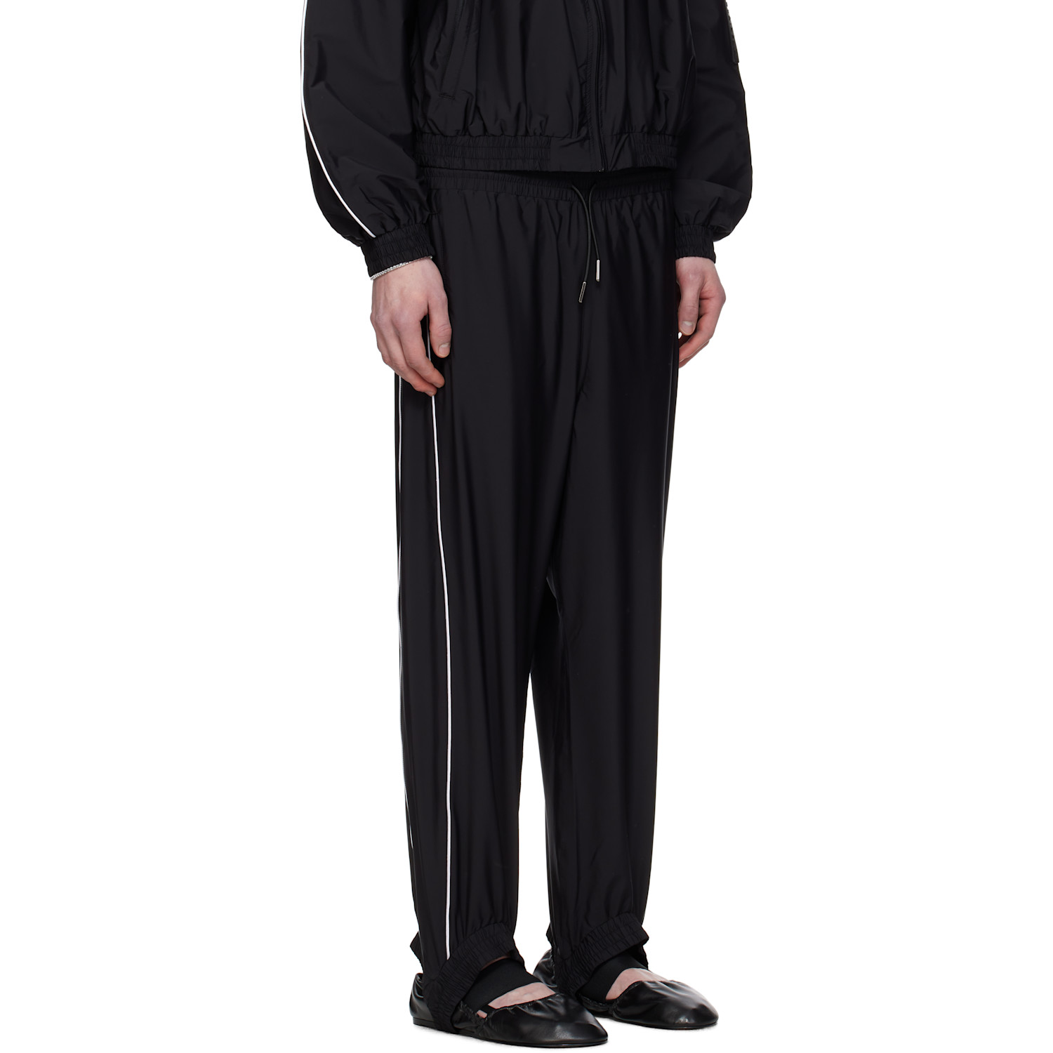  Alainpaul Black Fuseau Track Pants 
