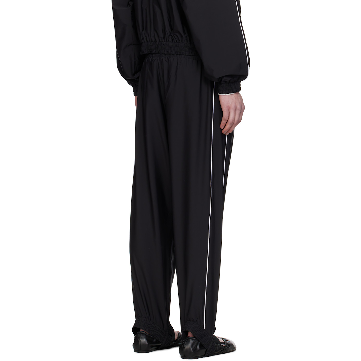  Alainpaul Black Fuseau Track Pants 