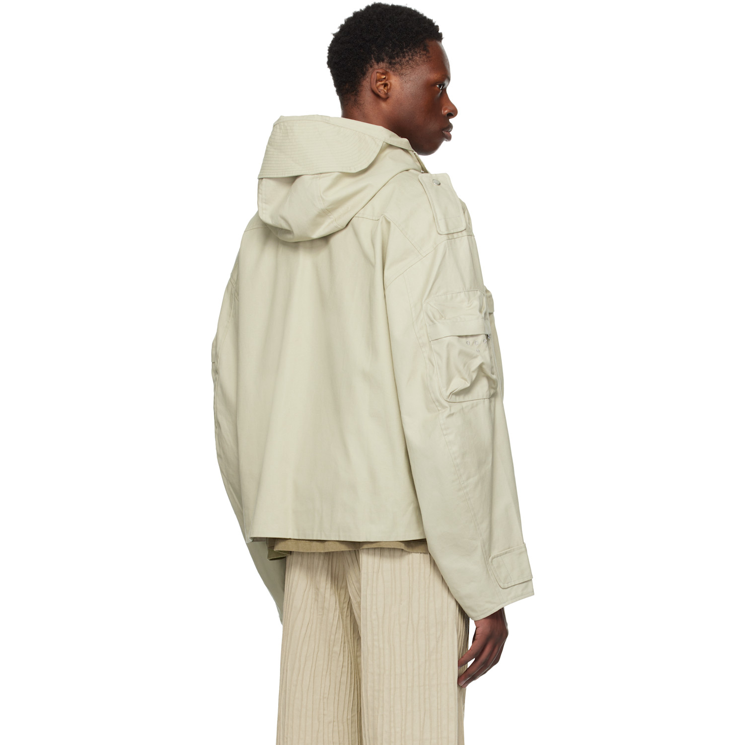  Tondolo Taupe Otidea Hooded Jacket 