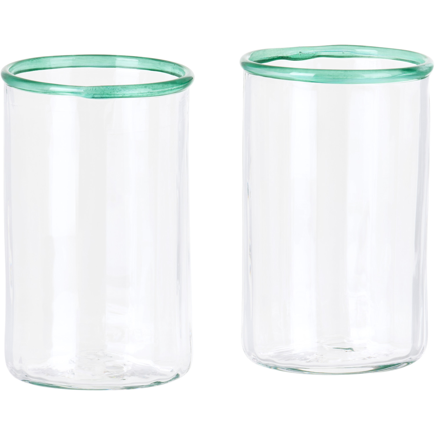  Akua Objects Green Small Peter Glass Set 