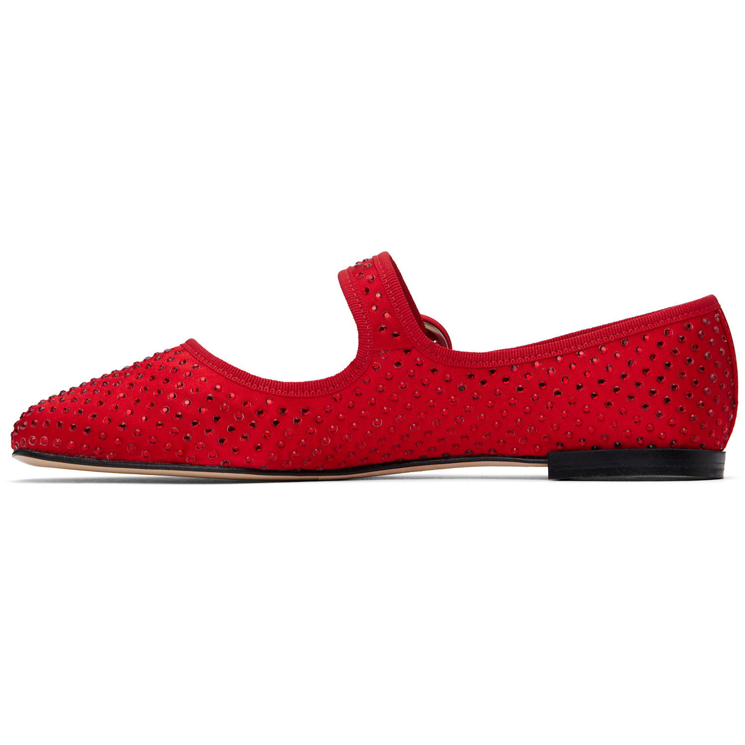  Repetto Red Georgia Mary Jane Ballerina Flats 