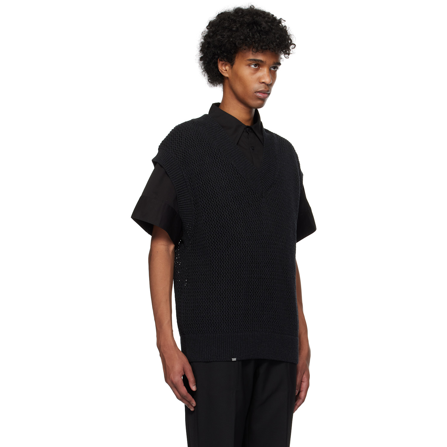  C2h4 Black Uniformity Knit Vest 