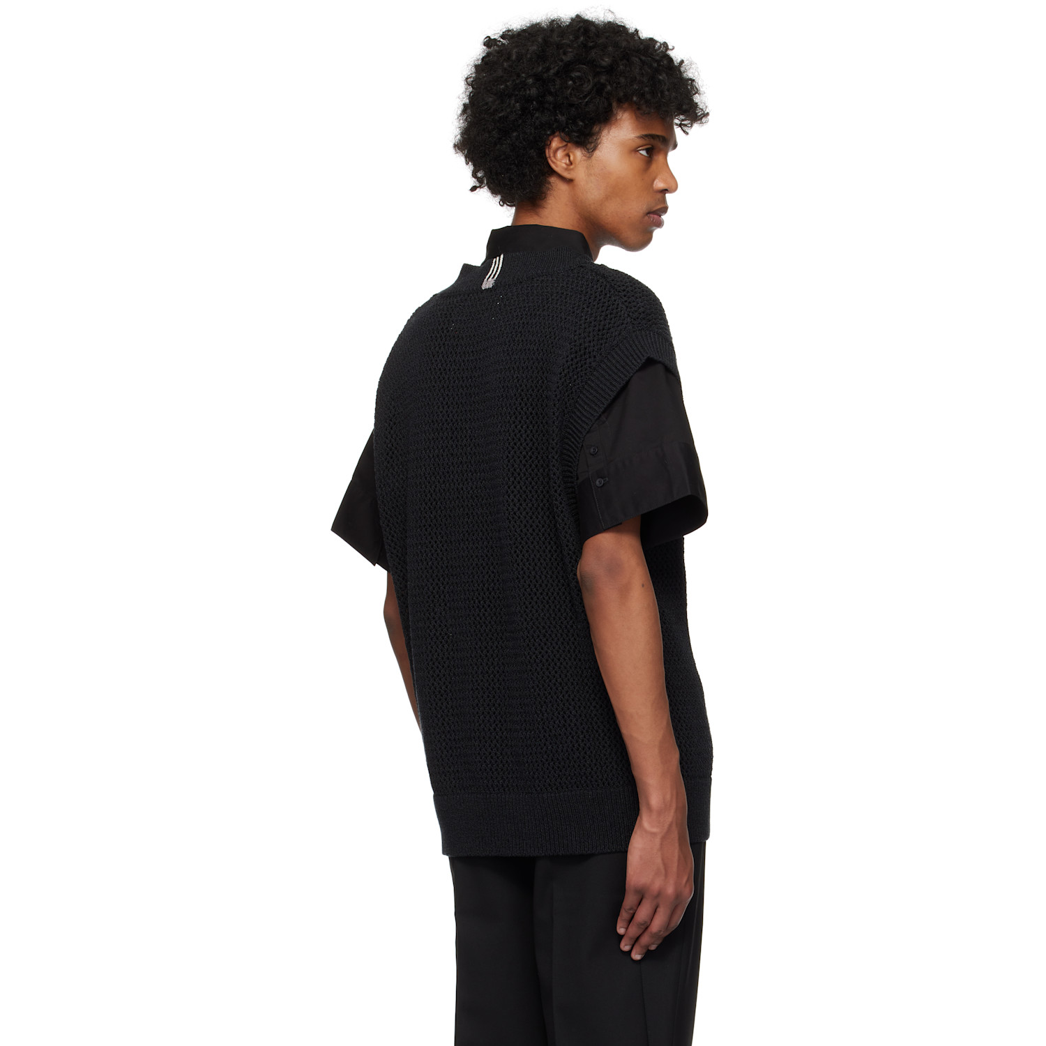  C2h4 Black Uniformity Knit Vest 