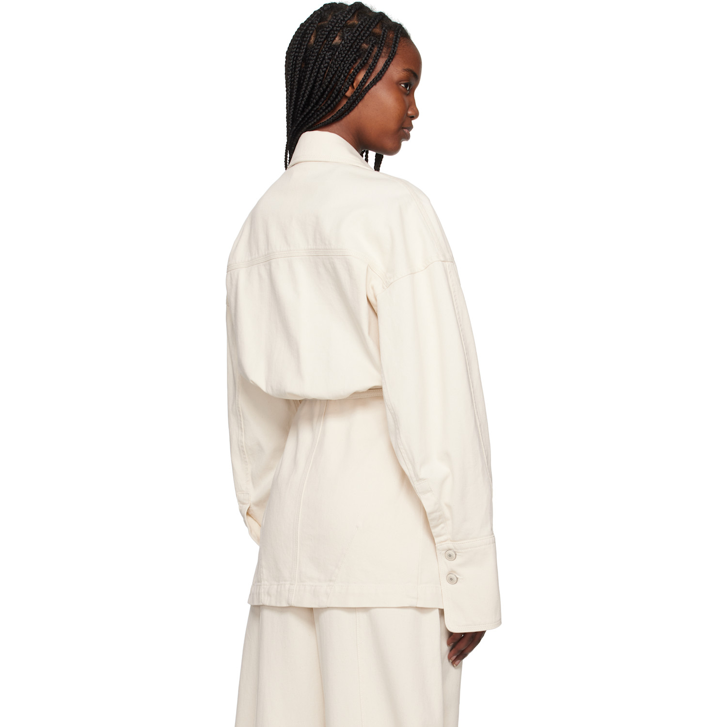  Sportmax Off-white Biblios Denim Jacket 