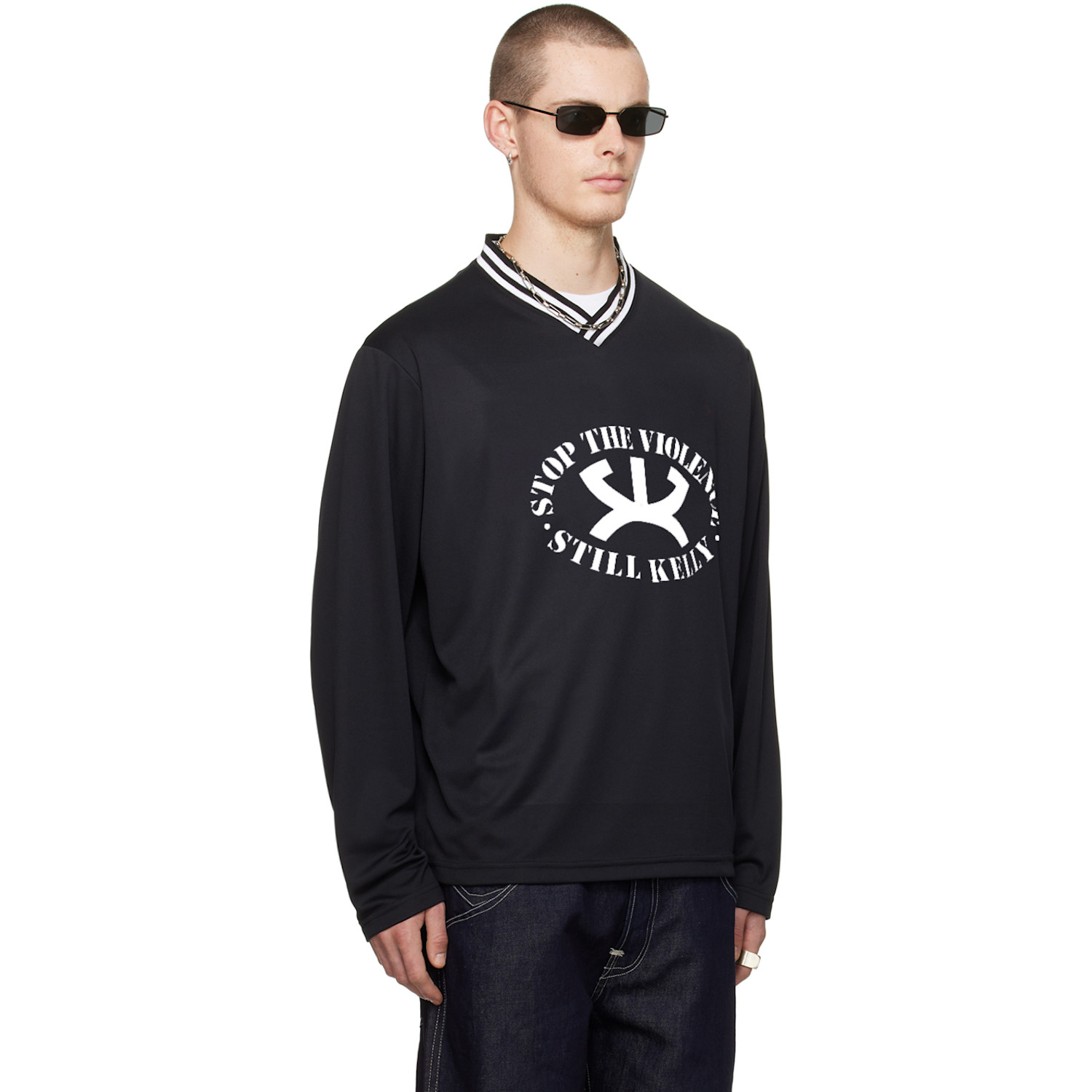  Still Kelly Black 'stop The Violence' Sport Sweatshirt 