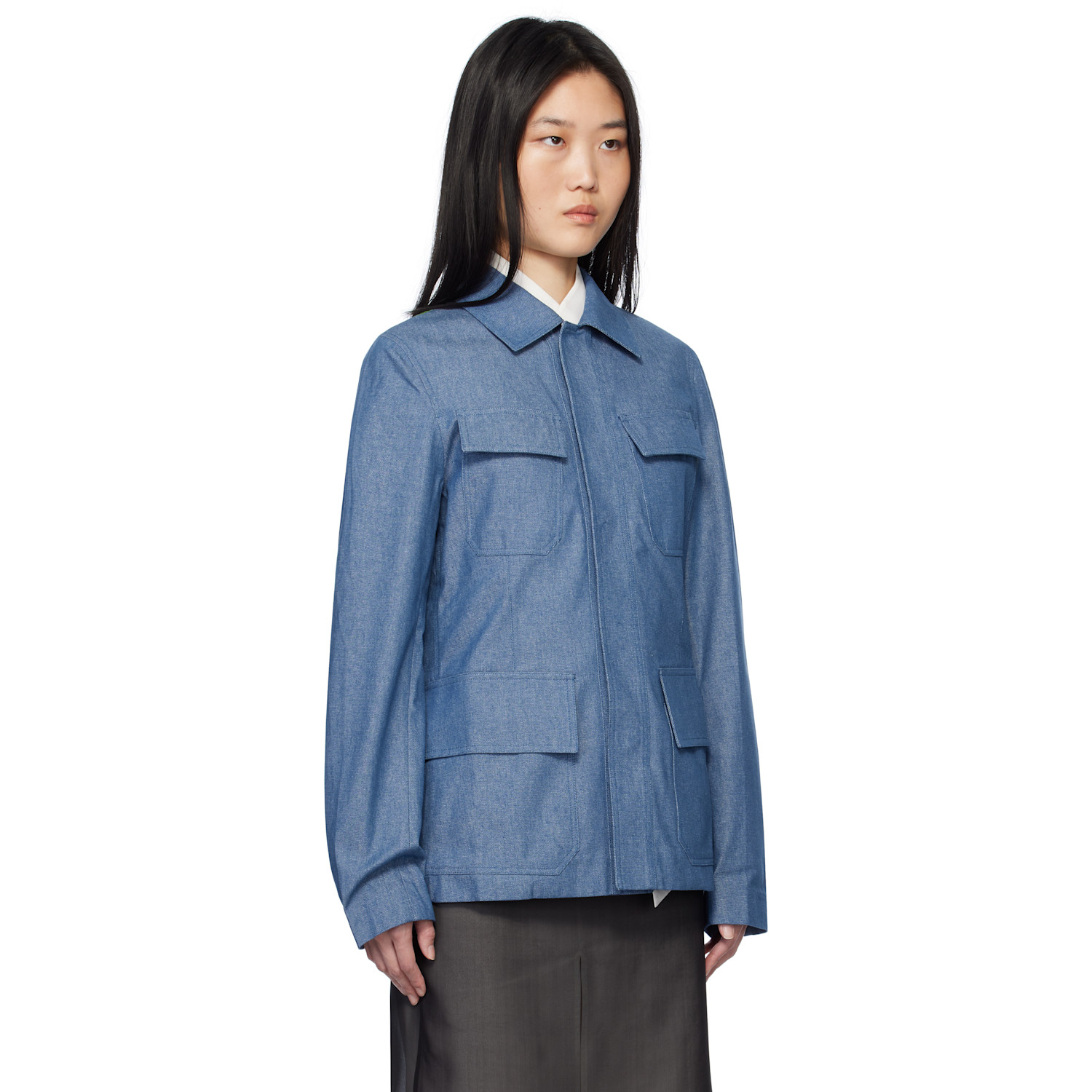  Ao Yes Blue Mao Denim Jacket 