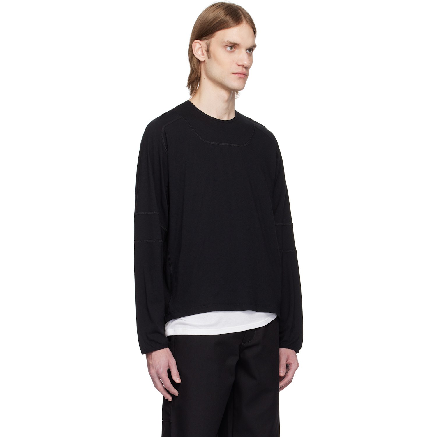  Gr10k Black Light Interlock Long Sleeve T-shirt 