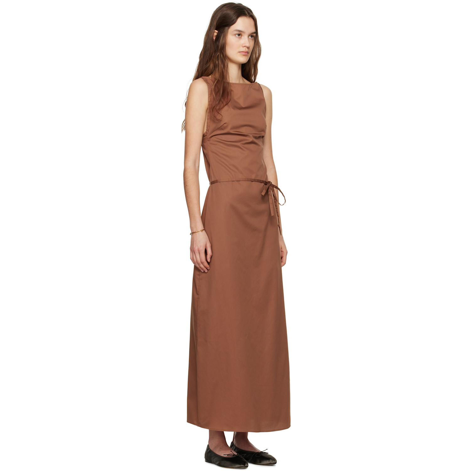  Ruohan Brown Syros Maxi Dress 