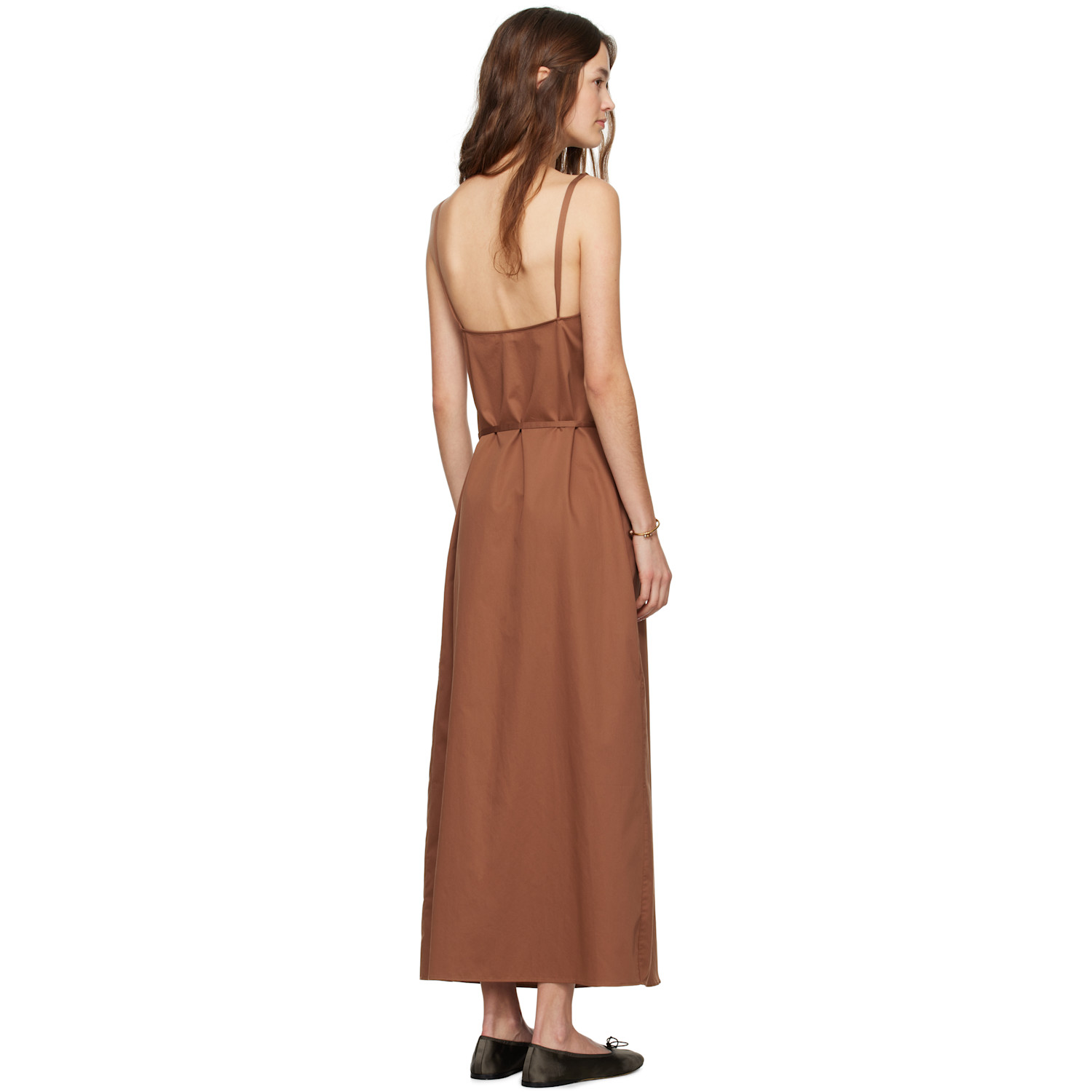  Ruohan Brown Syros Maxi Dress 