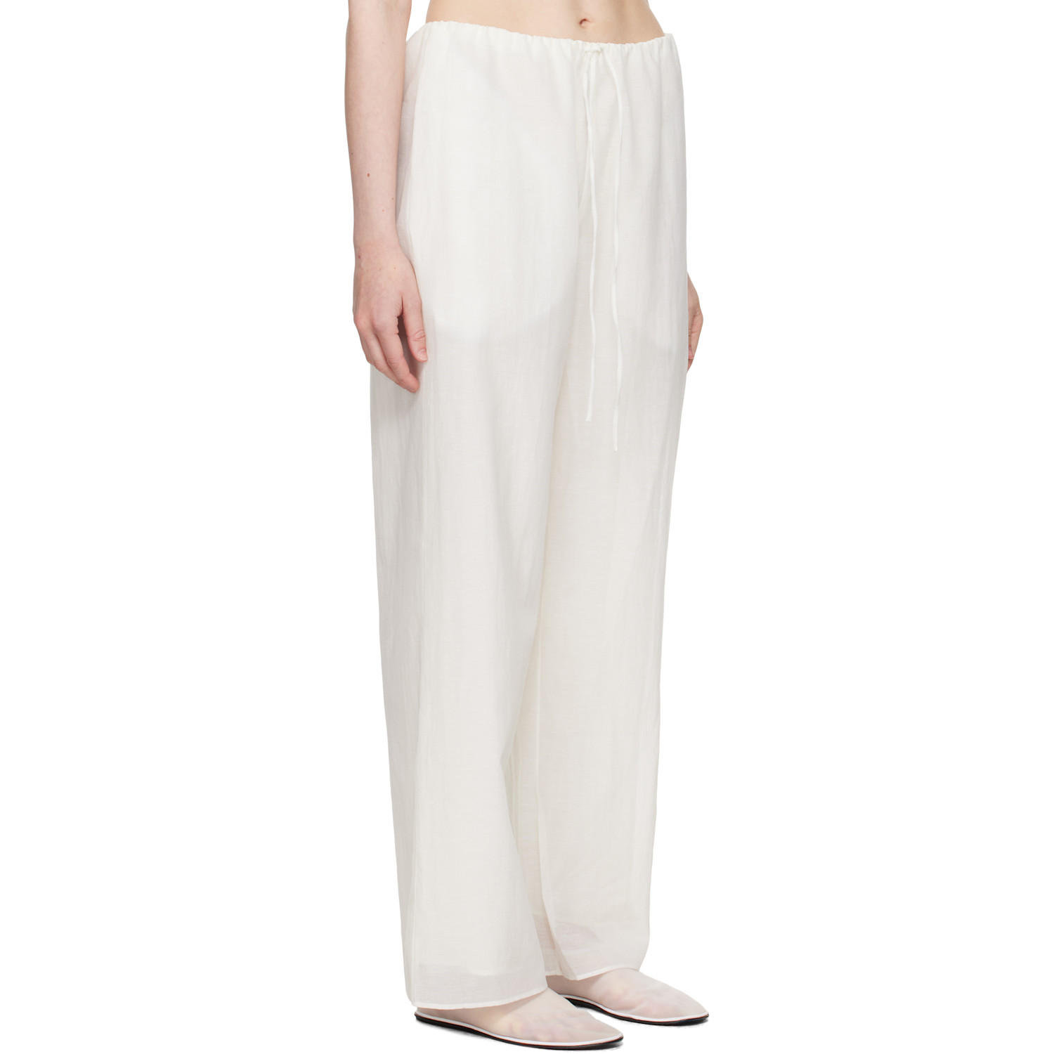  Ruohan Pantalon Rae Blanc 