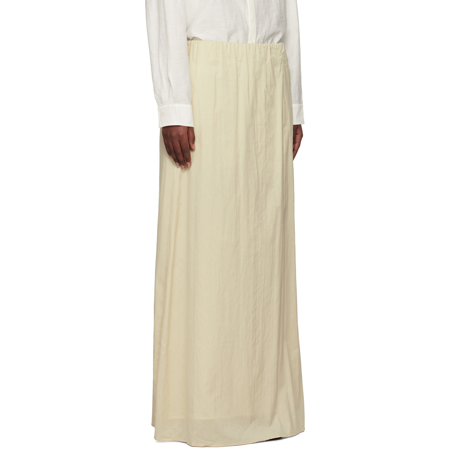 Ruohan Beige Kos Maxi Skirt 