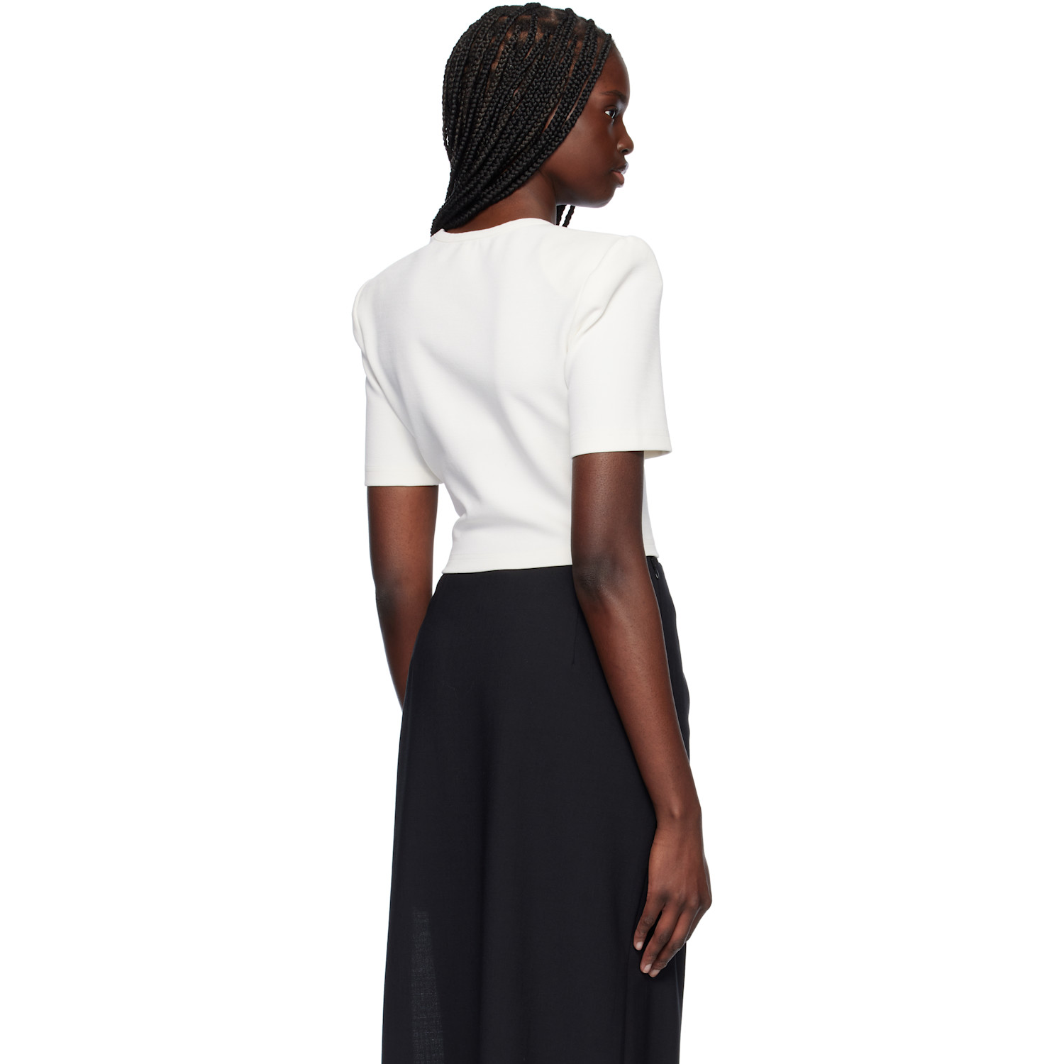  Nensi Dojaka Off-white Beatrice Bustier T-shirt 