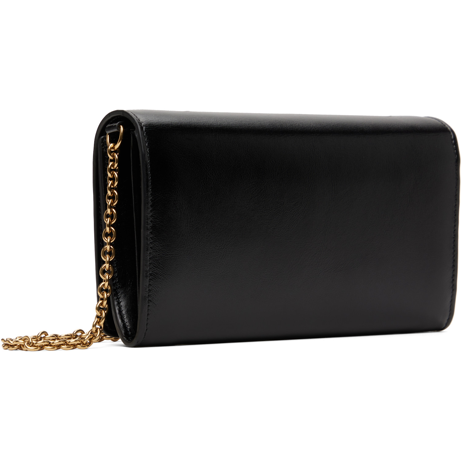  Chloé Black 'chloé Iconic Flap Wallet On Chain' Bag 