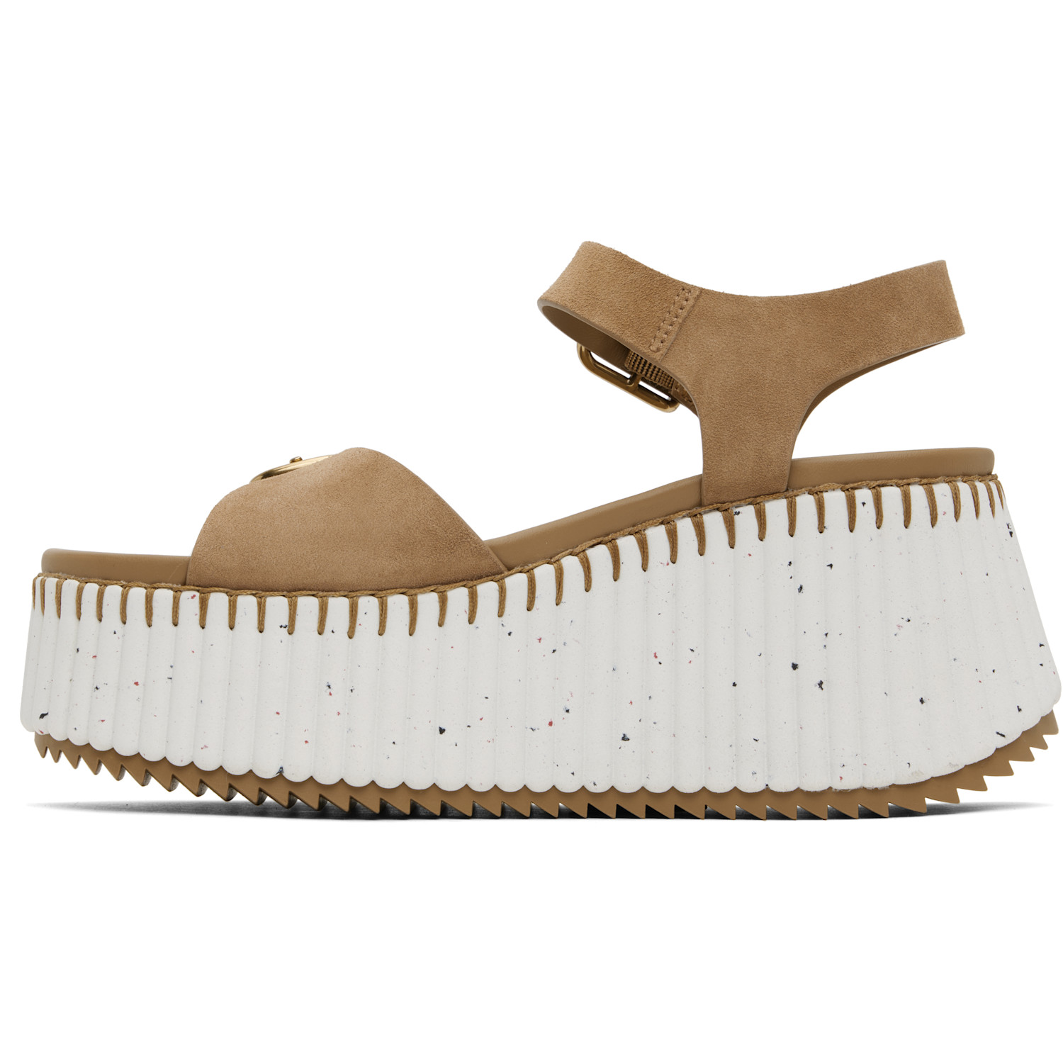  Chloé Brown Nama Sandals 