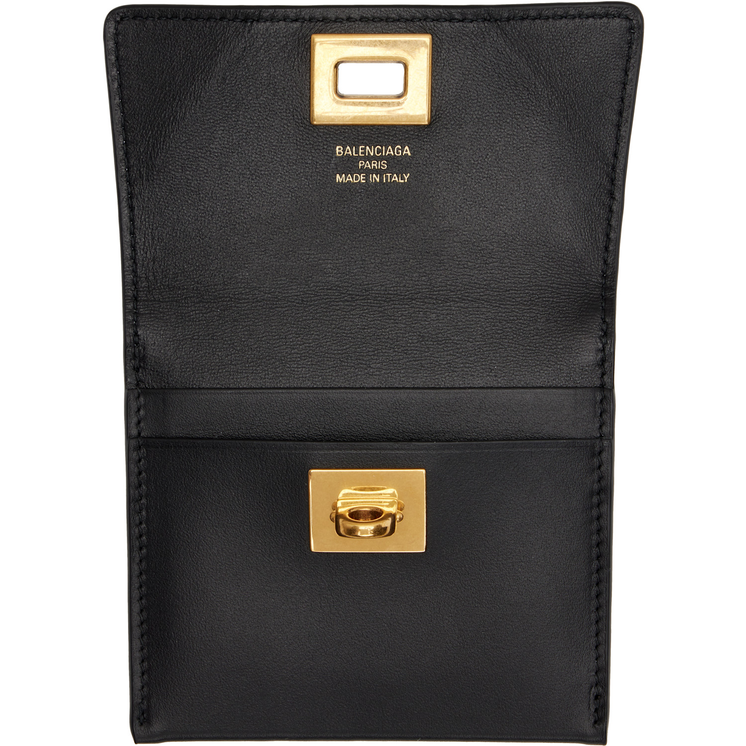  Balenciaga Black Rodeo Card Holder 