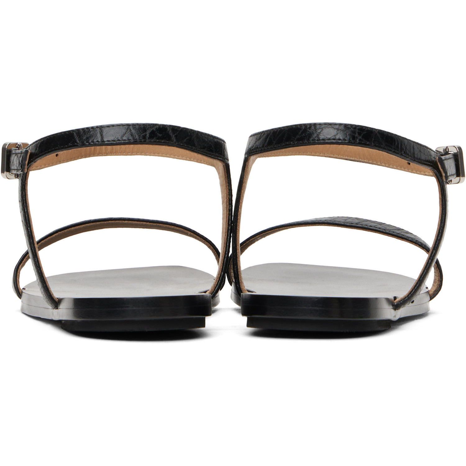  Marsèll Black Sottile Sandals 