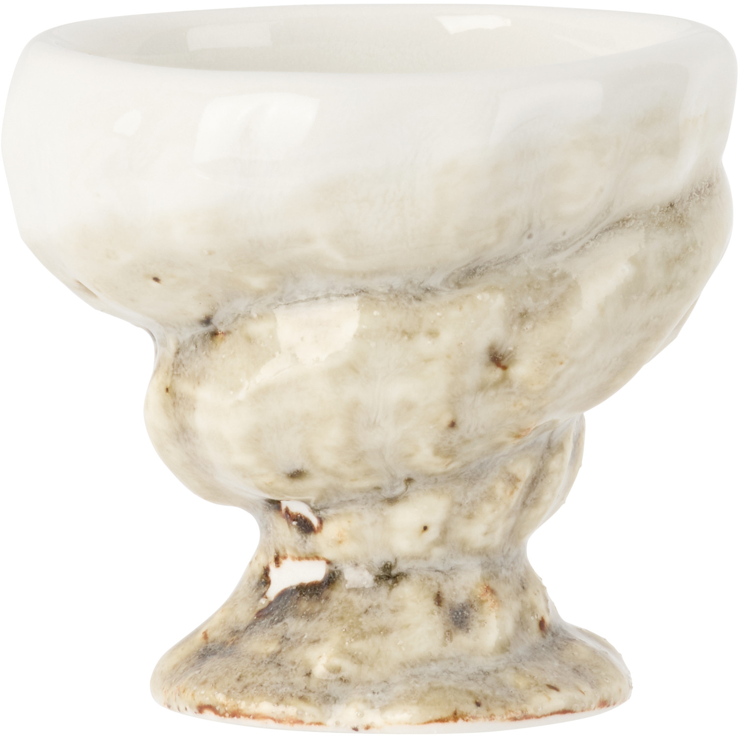 Christina Iversen Studio Off-white Shell Egg Cup 