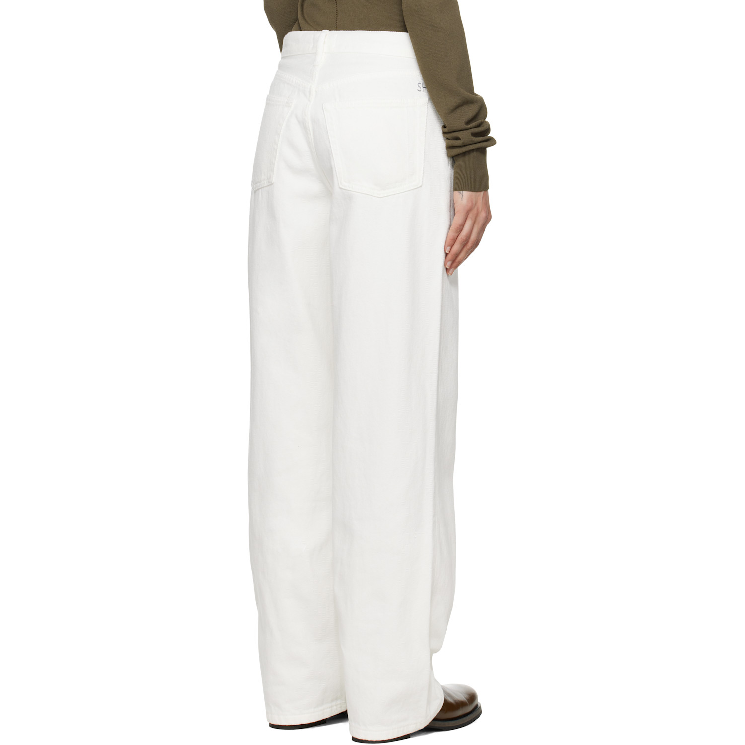  Still Here White Everyday Jeans 