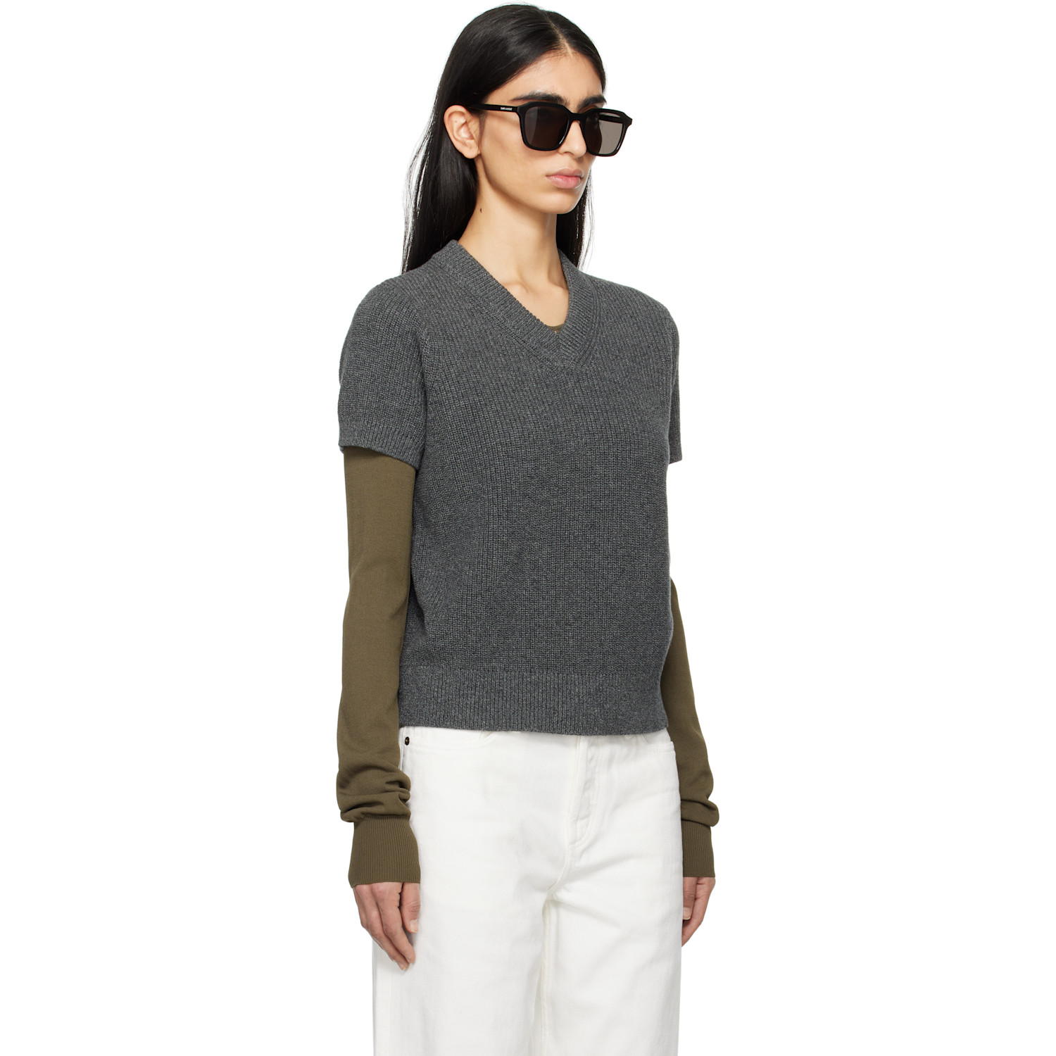  Still Here Gray Hotel Sweater 