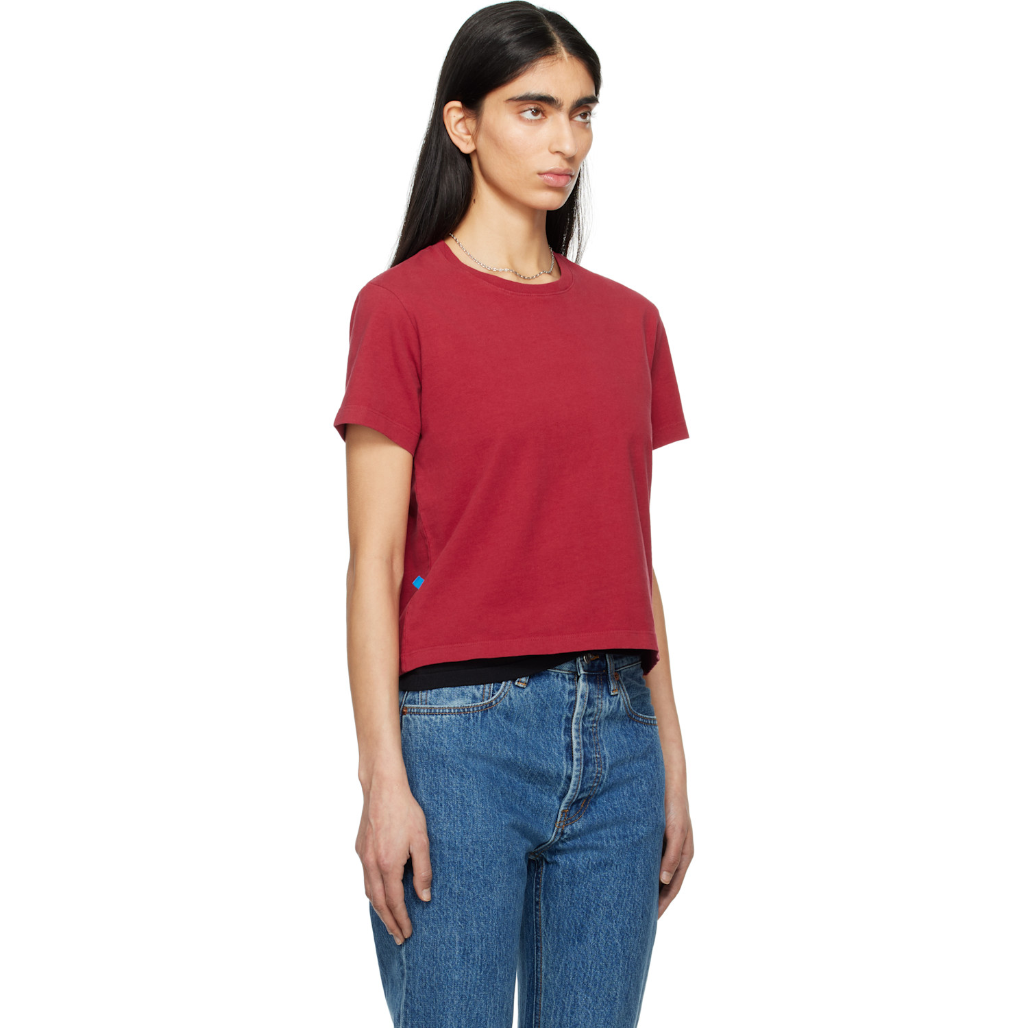  Still Here Ssense Exclusive Red 'the Shirt' T-shirt 