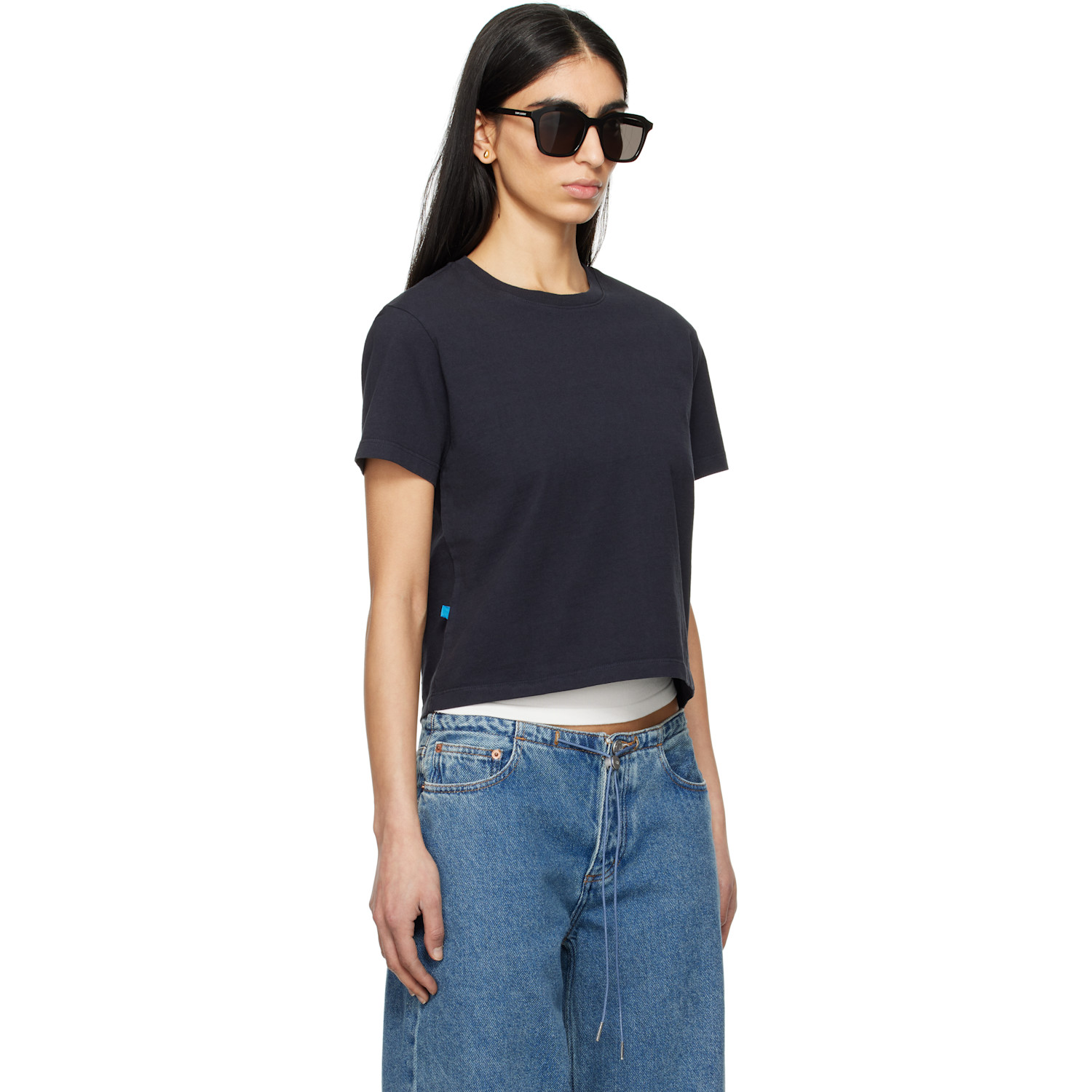  Still Here Ssense Exclusive Black 'the Shirt' T-shirt 