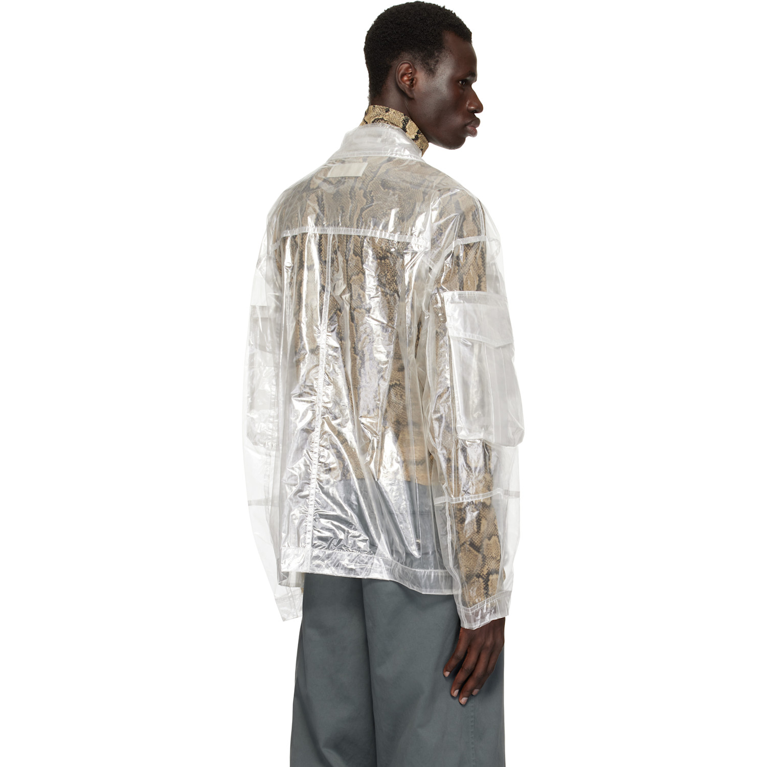 Dries Van Noten Transparent Nylon Jacket 