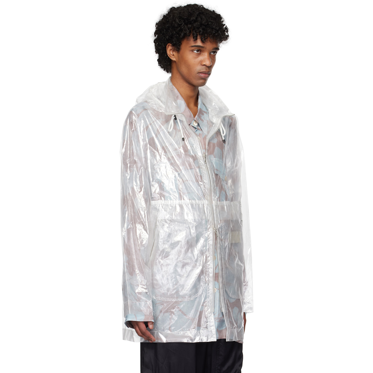  Dries Van Noten Transparent Nylon Jacket 