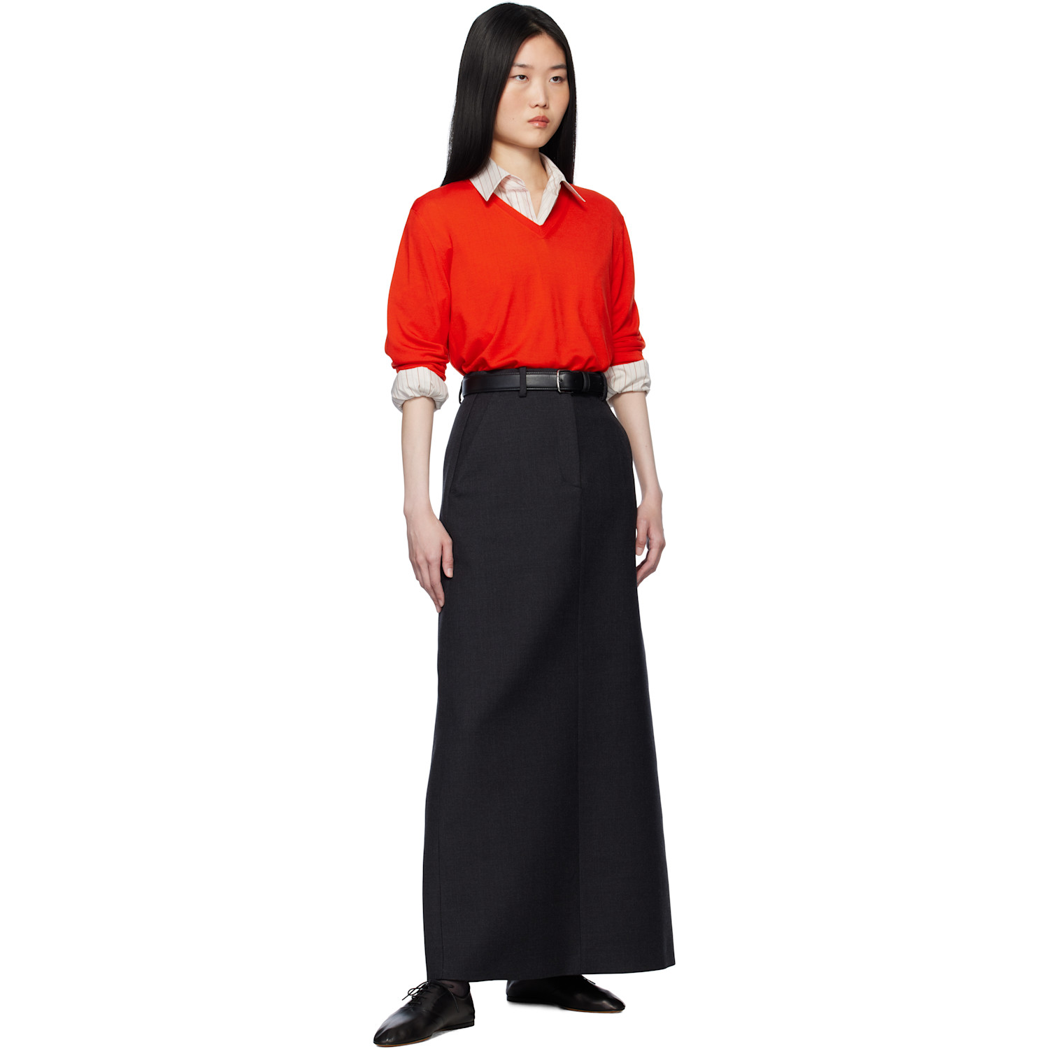  The Row Black Classic Belt 