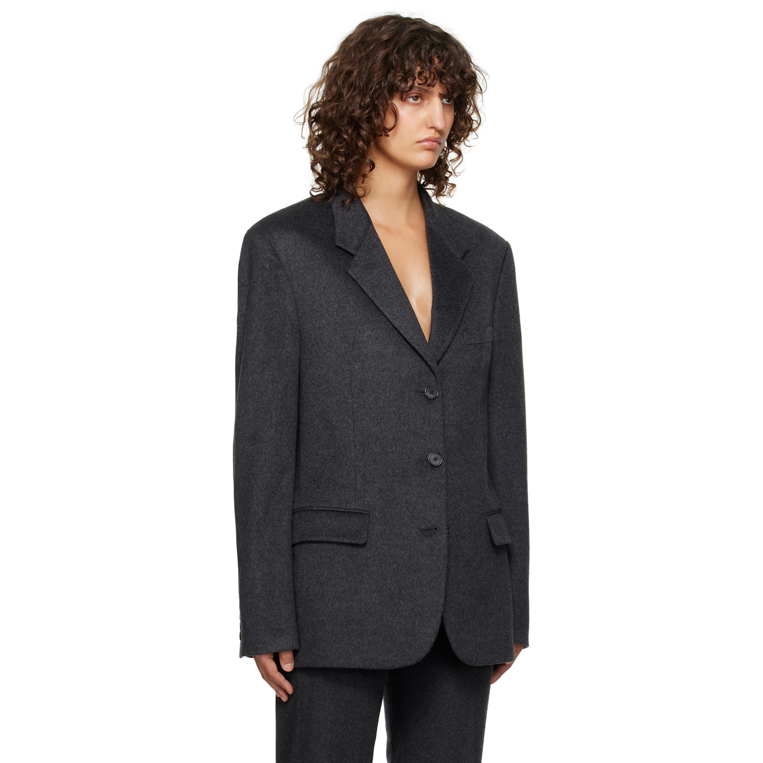  The Row Gray Lasonne Blazer 