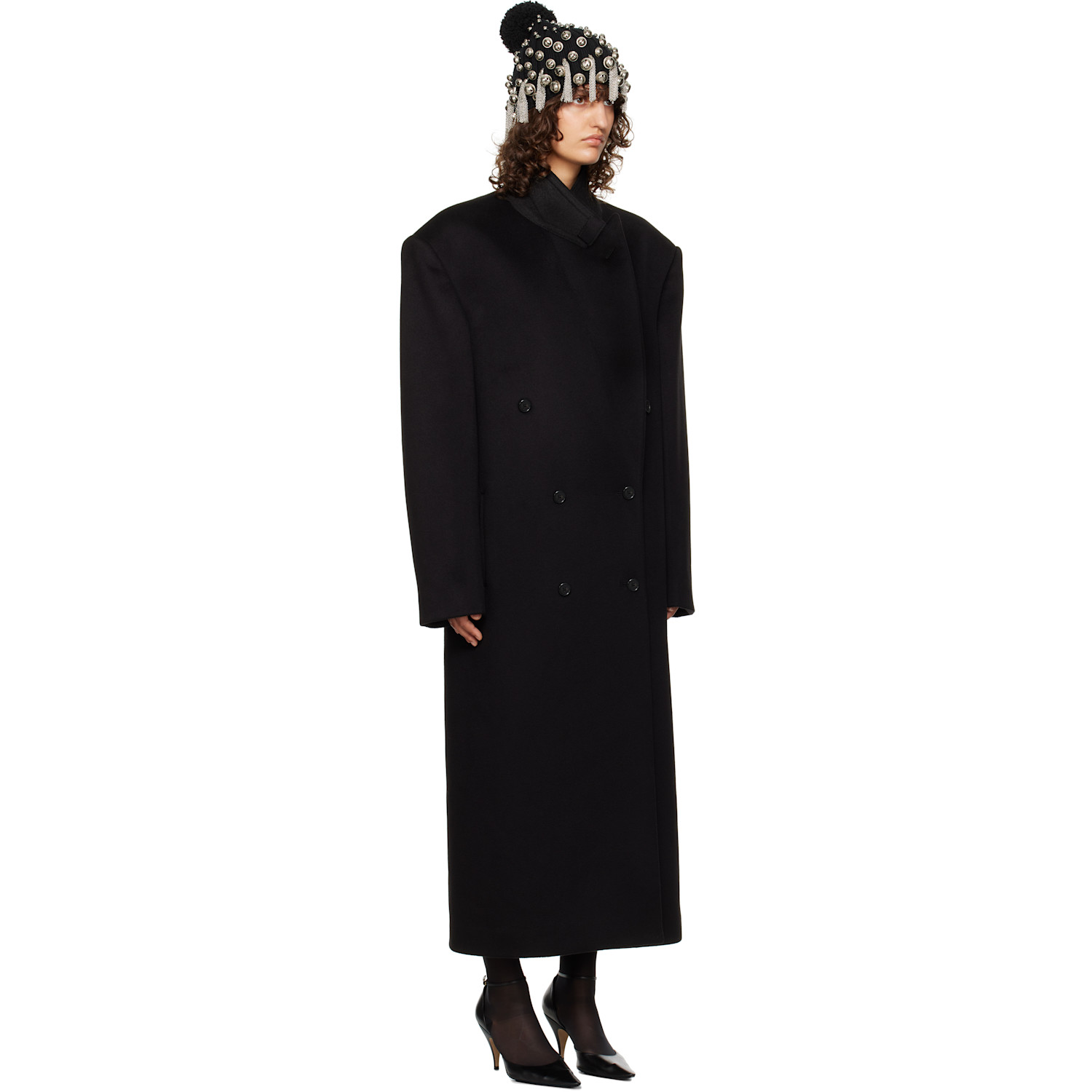  The Row Black Harisi Coat 