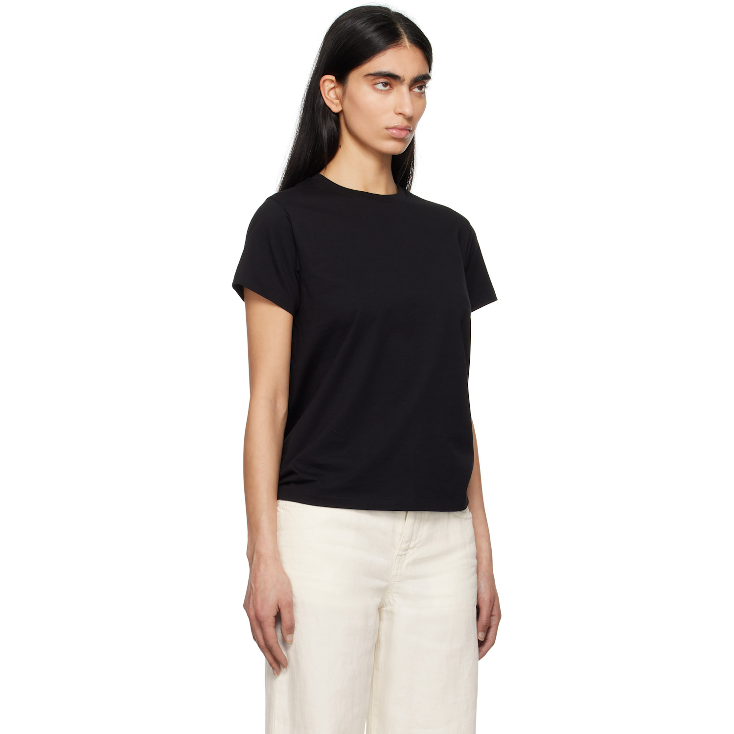  The Row Black Florie T-shirt 