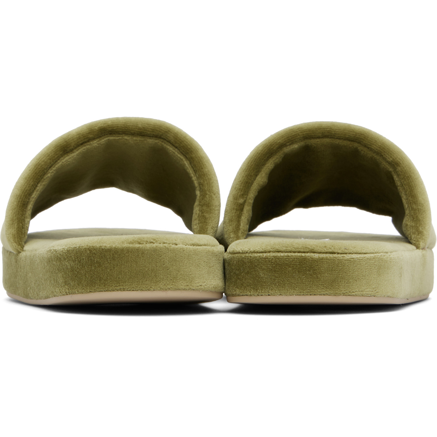  The Row Khaki Pillow Slippers 