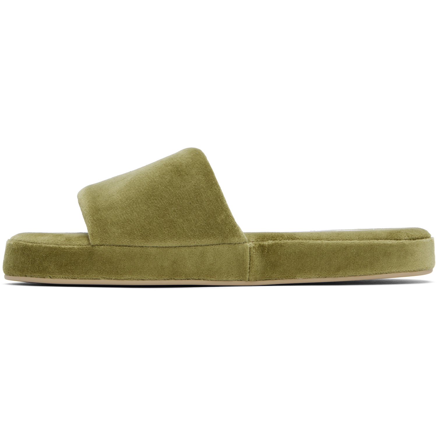  The Row Khaki Pillow Slippers 